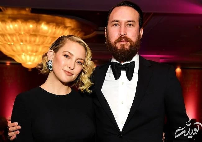 کیت هادسون و همسرش